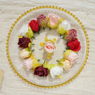 champagne‑artificial‑small‑rose‑heads‑floral‑craft