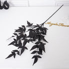 Black silk flowers for DIY gothic wedding craft projects