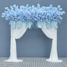 blue cherry blossom flower swag hanging decor