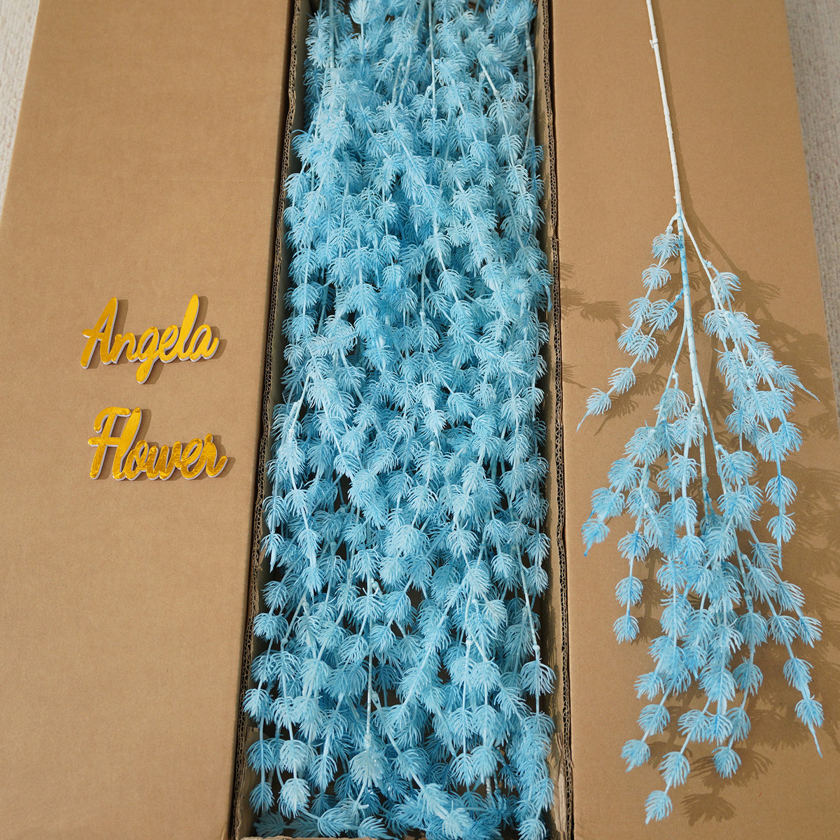 Aqua artificial happy fruit sprigs arrangement supply