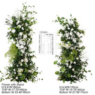 Wedding Stage Greenery White Pompom Flowers