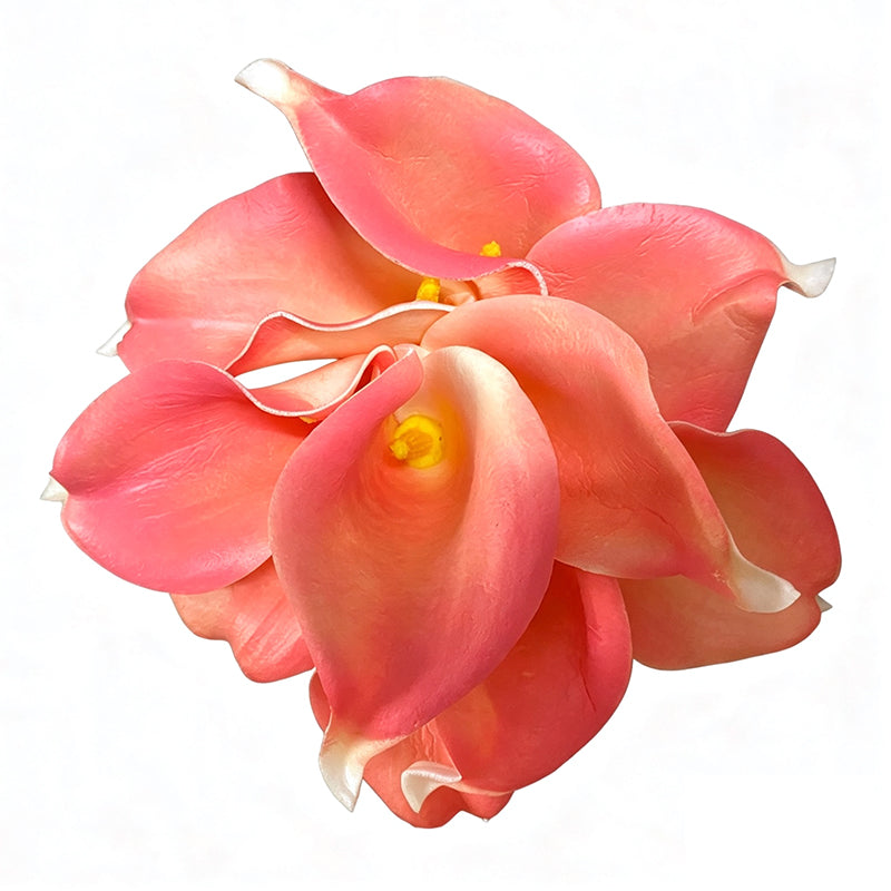 Multi Color Artificial PU Calla Lily Blooms