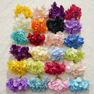 silk-faux-hydrangea-blooms-flatlay