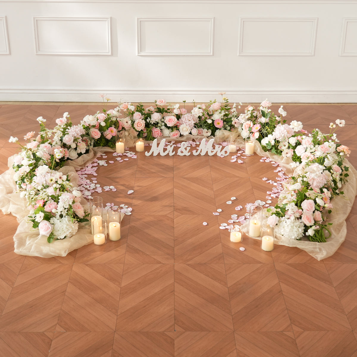 boho garden style fake flower for wedding tables
