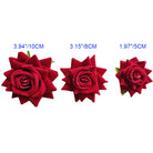 ivory_fake_rose_head_diy_craft