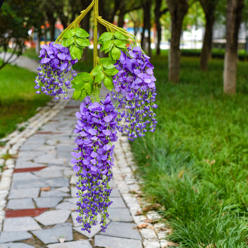 silk hanging wisteria 