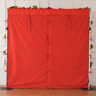 Fabric base artificial flower wall for repeated event use