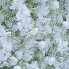 White green artificial flower wall prop for wedding, and photoshoot backgrounds