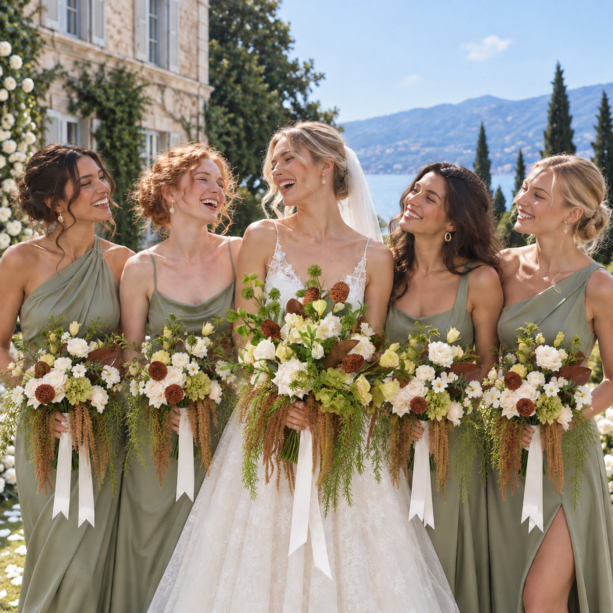 white-green-hydrangea-wedding-centerpiece