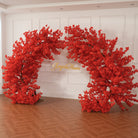 faux cherry blossom flower base to attach on round arch