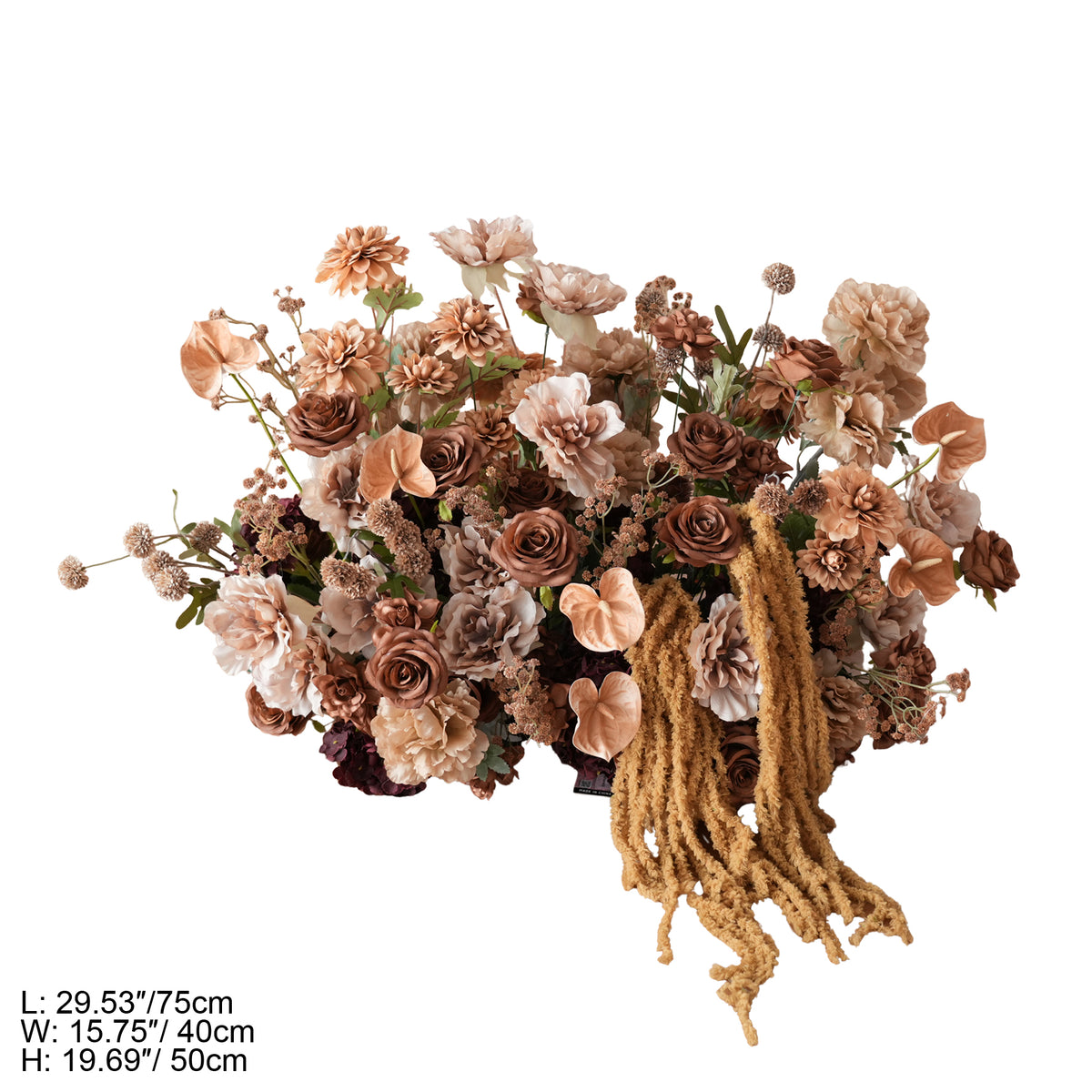 artificial autumn maple leaf wedding flower