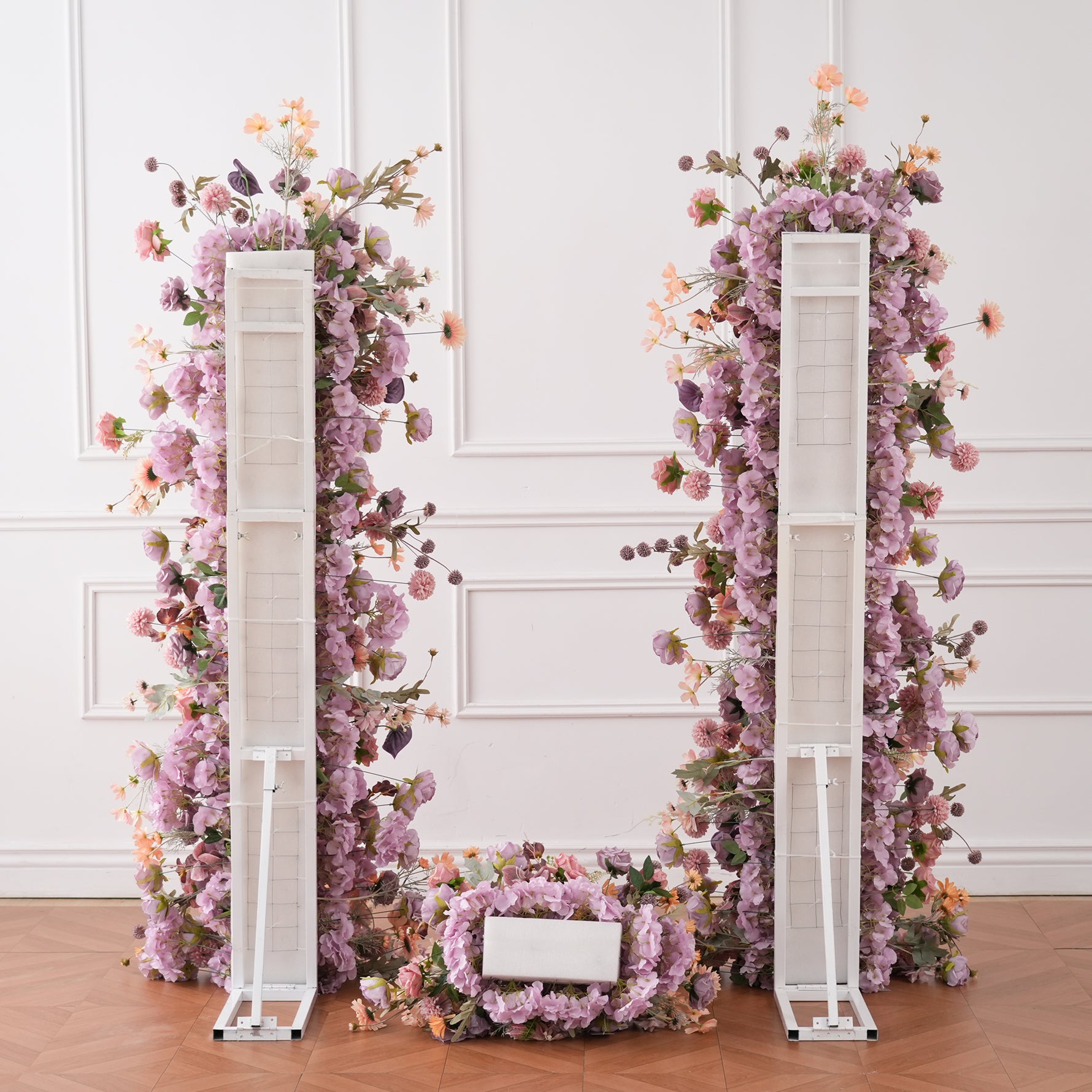 Artificial Purple Rose Ceremony Floral Swag