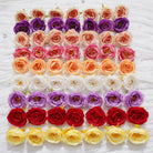 Blush artificial rose flower head bridal craft supply