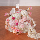 multiple‑tall‑blush‑ivory‑centerpieces‑beach‑long‑dinner‑table‑full‑scene‑view