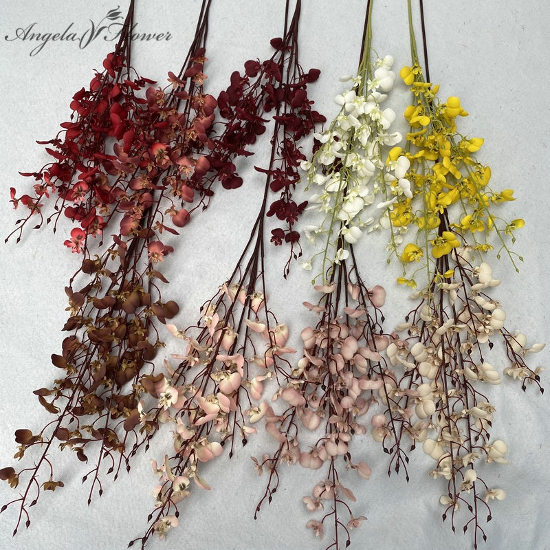 yellow_orchid_spray_branch_stem