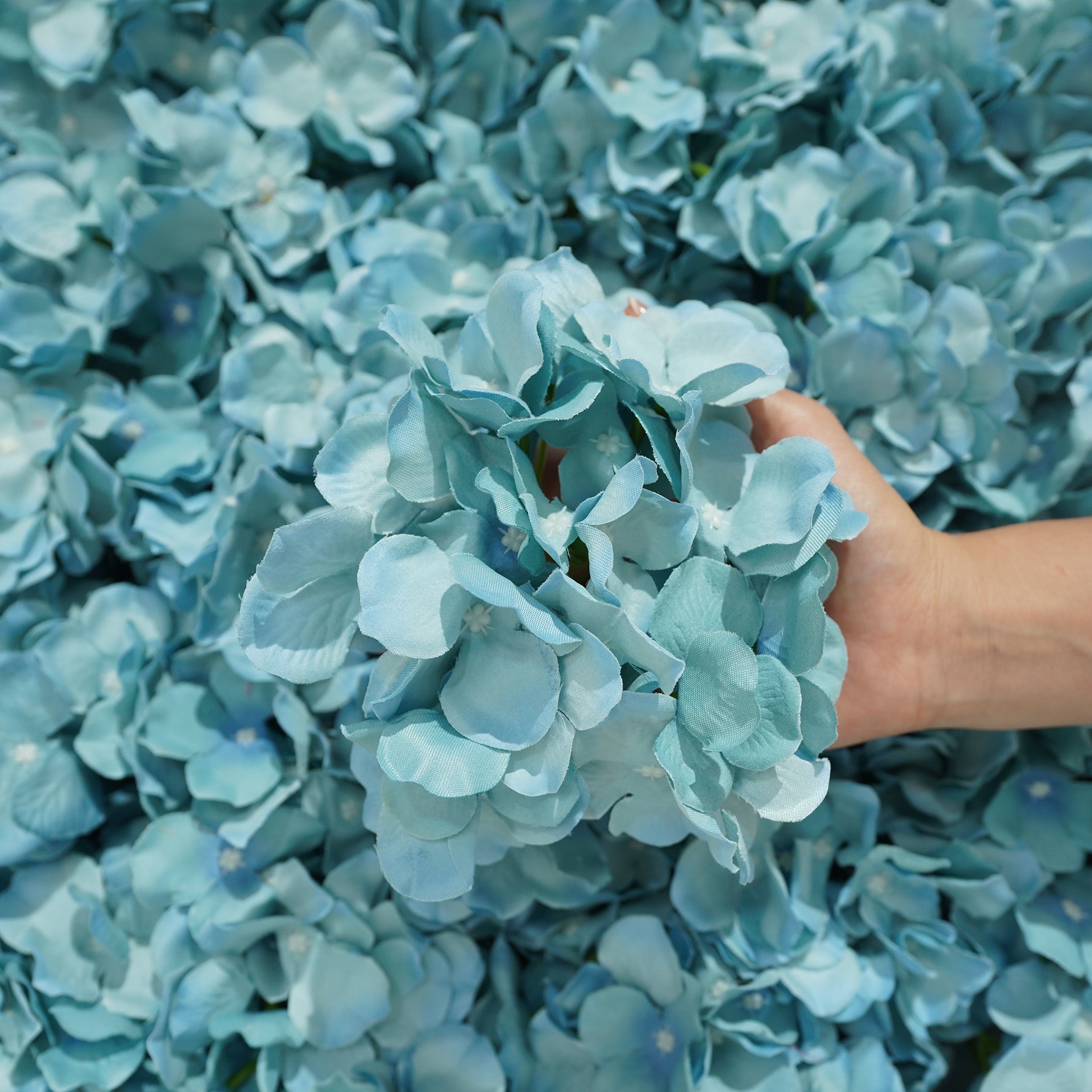 bright-tones-fake-hydrangea-heads