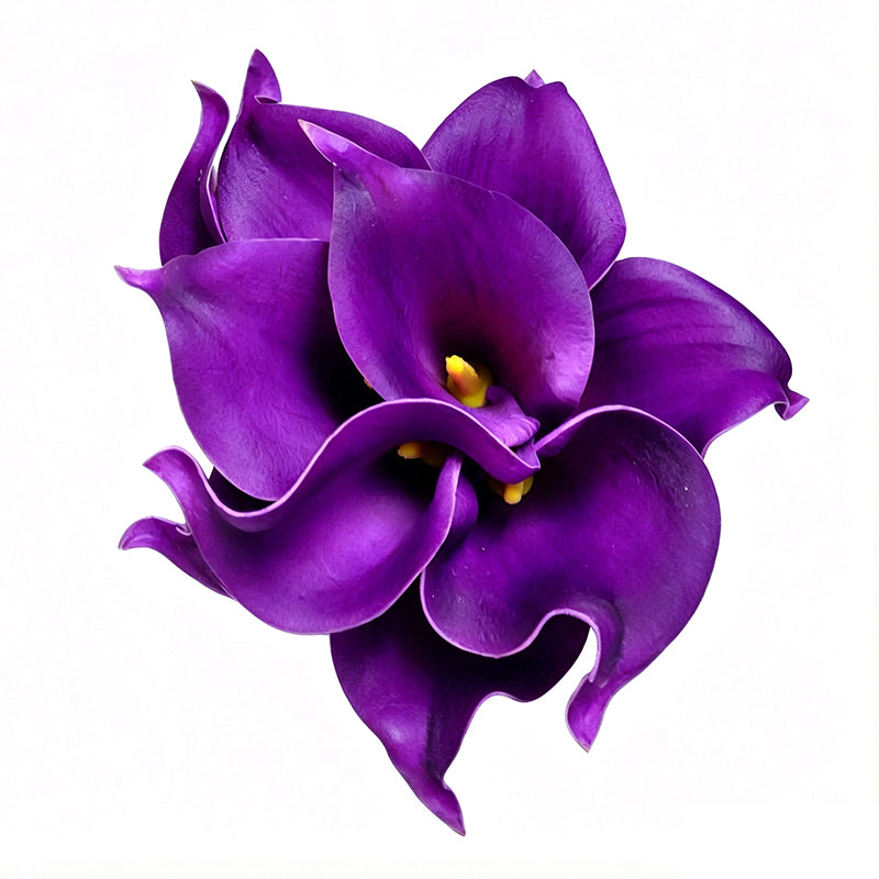 Fake Calla Lily PU Material Bridal Bouquet Flower