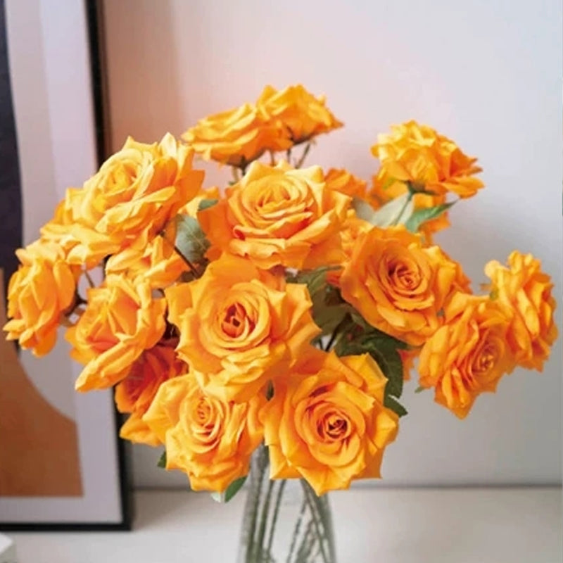 artificial‑dusty‑mauve‑rose‑sprays‑with‑leaves
