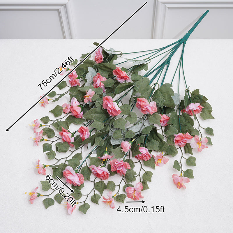 A4484 10pcs/lot 75cm 16 Heads Artificial Rose Flower Bouquet