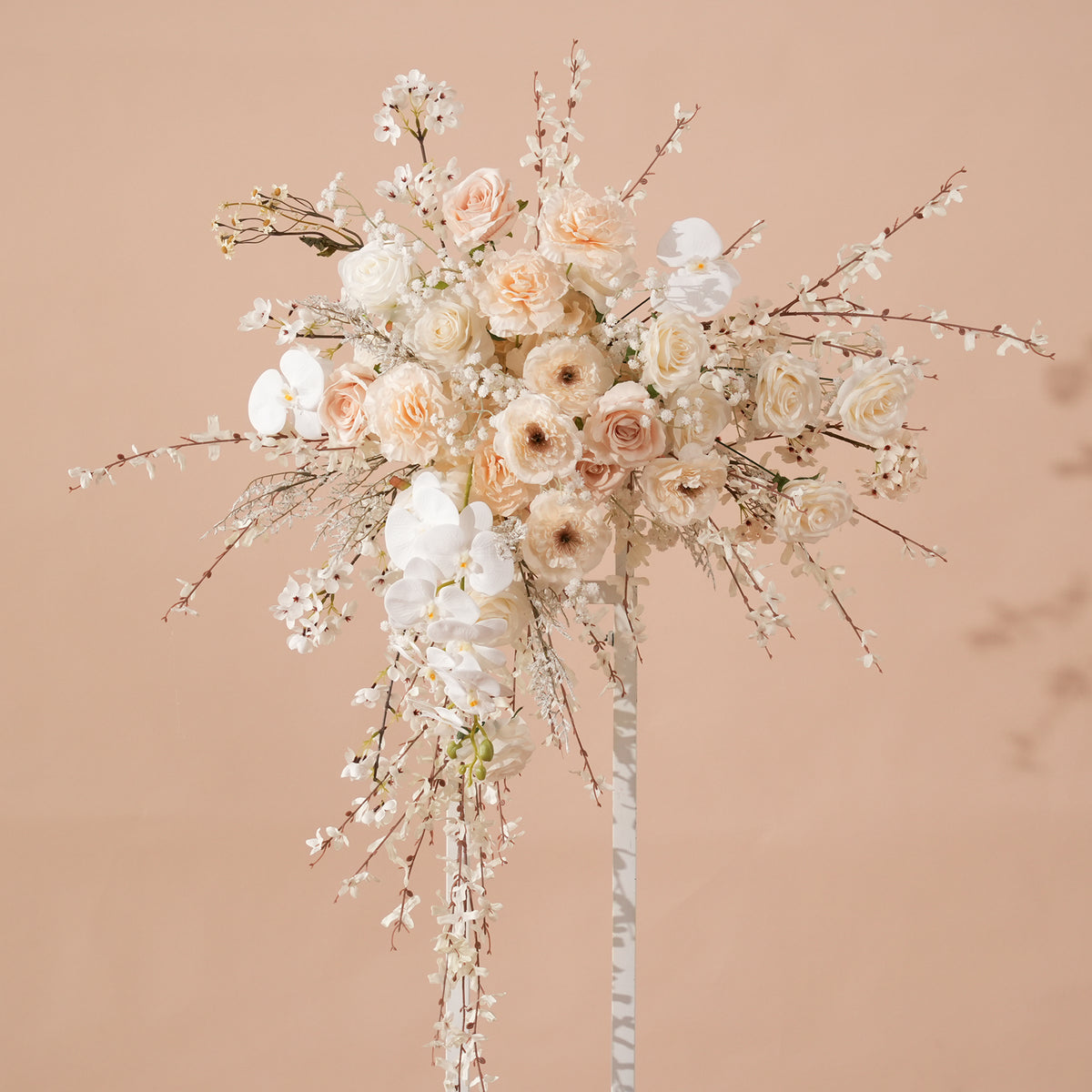 Complete layered floral pack including top, side and base blooms