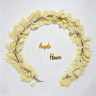 faux eucalyptus leaf strand bohemian wedding decor