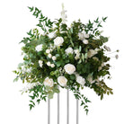 greenery rose wedding centerpiece