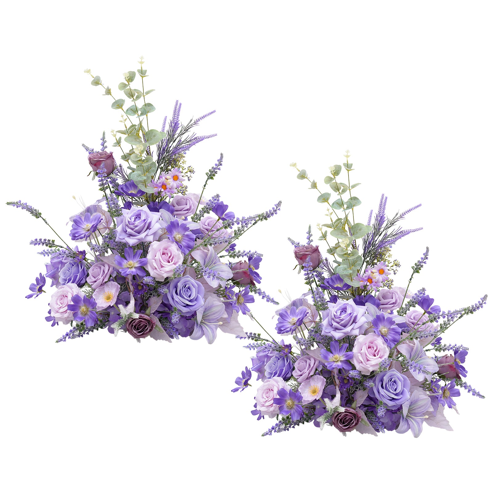 Purple Lavender Rose Table Centerpiece Floor Flower Wedding Decor