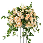 mixed_rose_greenery_table_flower