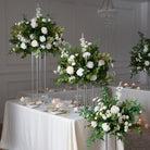 artificial rose wedding floral decor