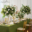 rose eucalyptus wedding decor