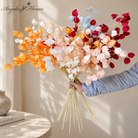 Long stem hanging lantern floral decor