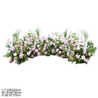Artificial Flower Ground Display for Elegant Wedding Walkway