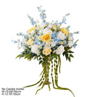 artificial blue flowers