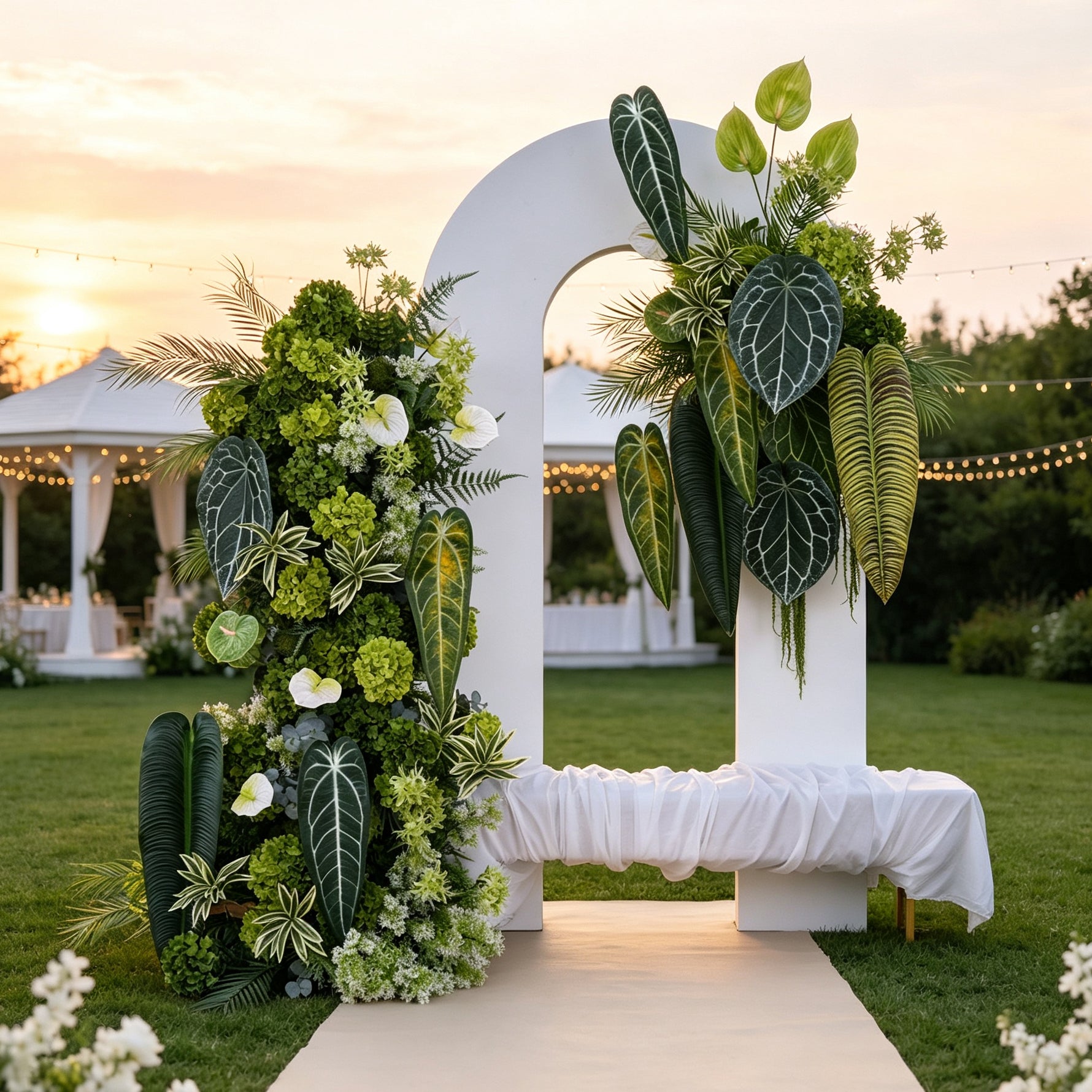 botanical KT board backdrop