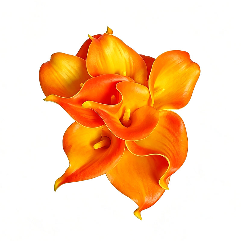 45pcs PU Calla Lily Artificial Wedding Decor