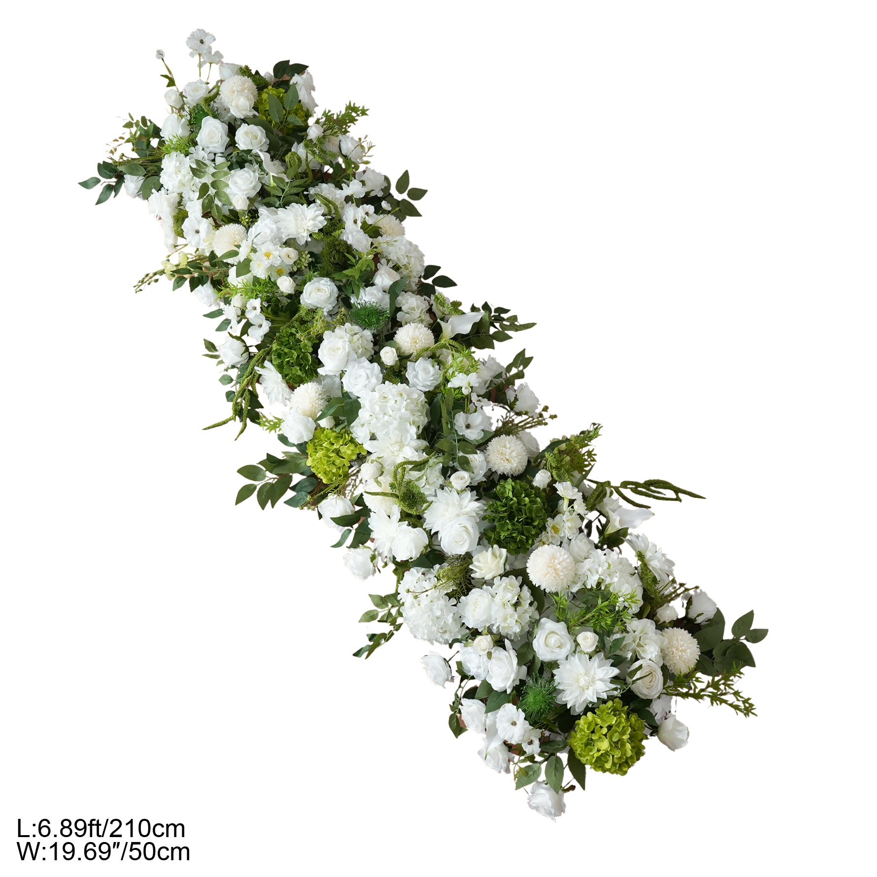 Green Vine Hydrangea Table Centerpiece Floor Aisle Flower Wedding