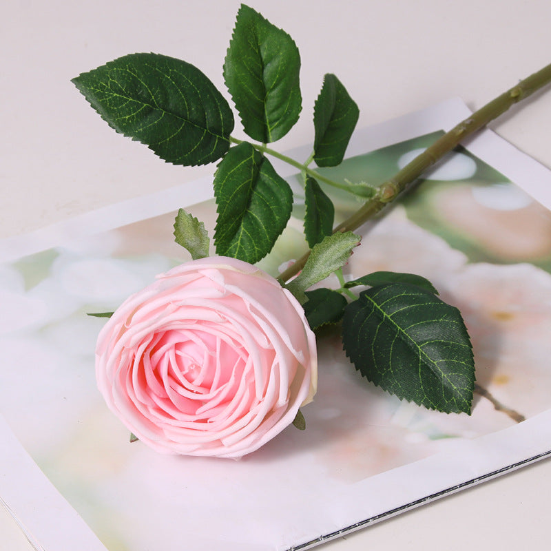 vibrant_pink_faux_rose_bunch