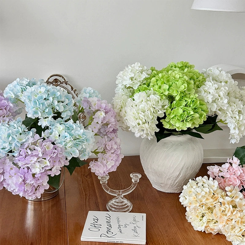 tabletop-vase-artificial-hydrangea-display