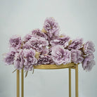 mauve_lavender_peony_table_arrangement