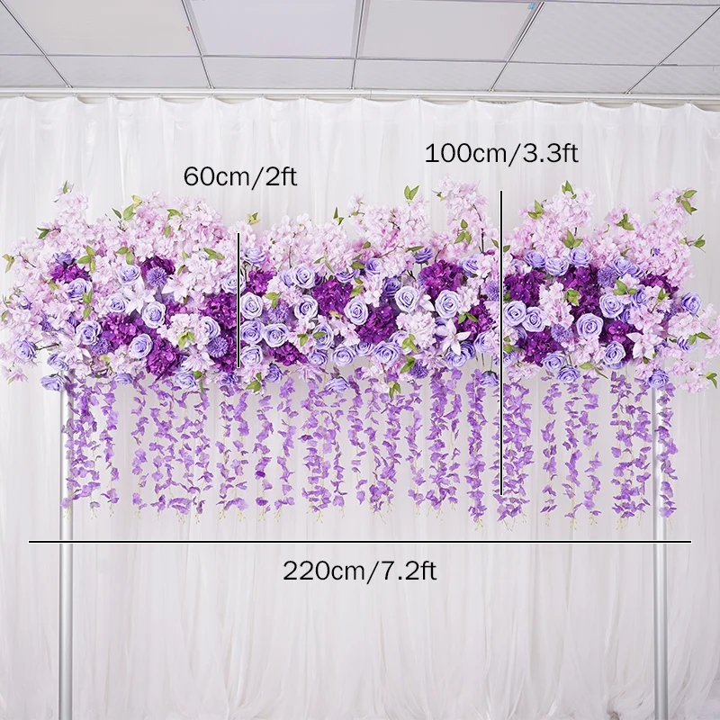 wisteria cascading flower for photo background