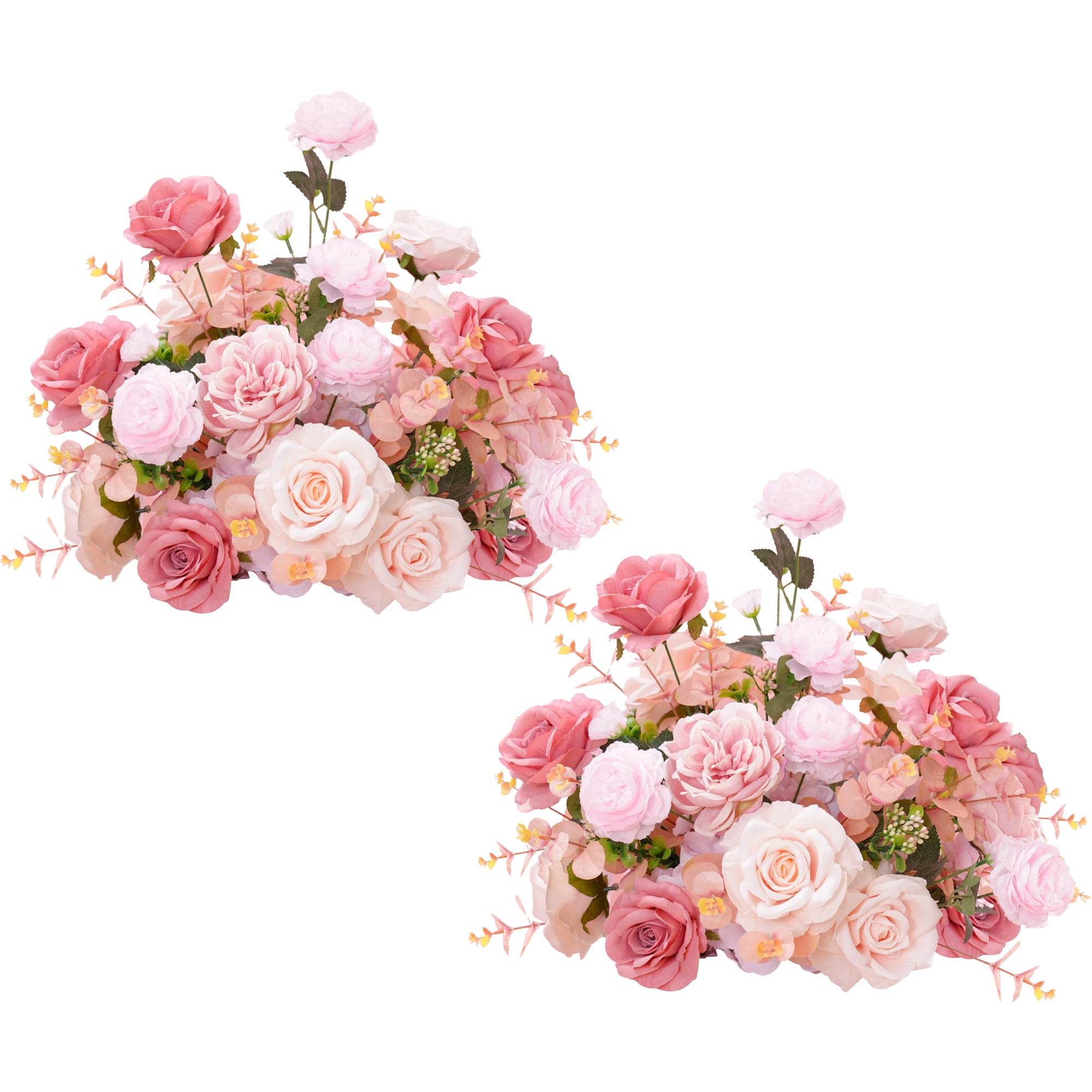 S-A8141 2pcs Pink Rose Table Centerpieces Wedding Event Banquet