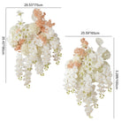Butterfly orchid hanging floral arrangement for wedding