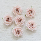 Close Up of Realistic Artificial Rose Flower Petals