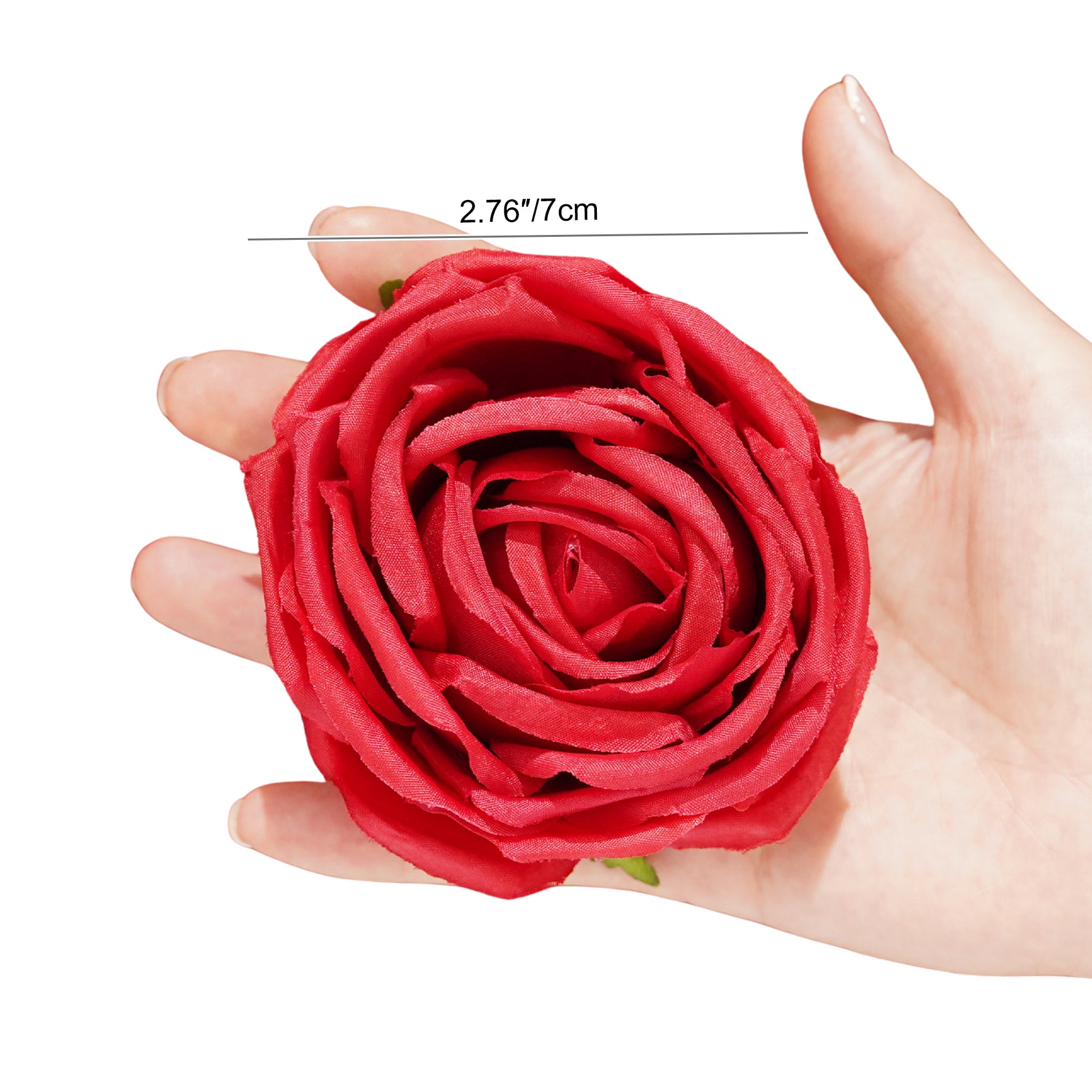 colorful-faux-rose-head-decoration