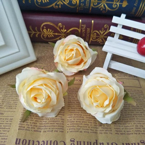 Bulk Artificial Rose Heads for Event Floral Arrangements