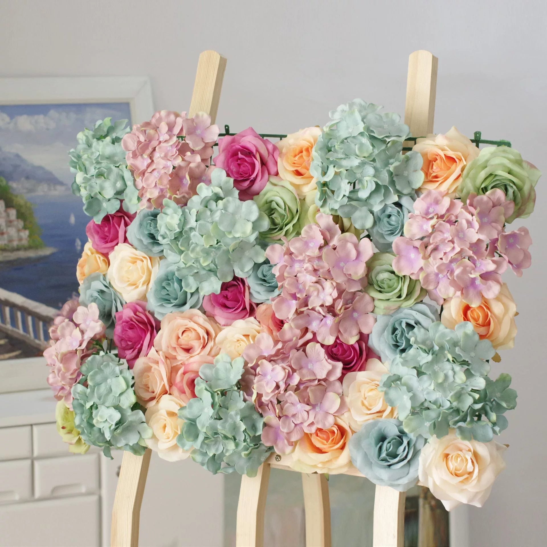 fuchsia-pink-vintage-artificial-rose-flower-head
