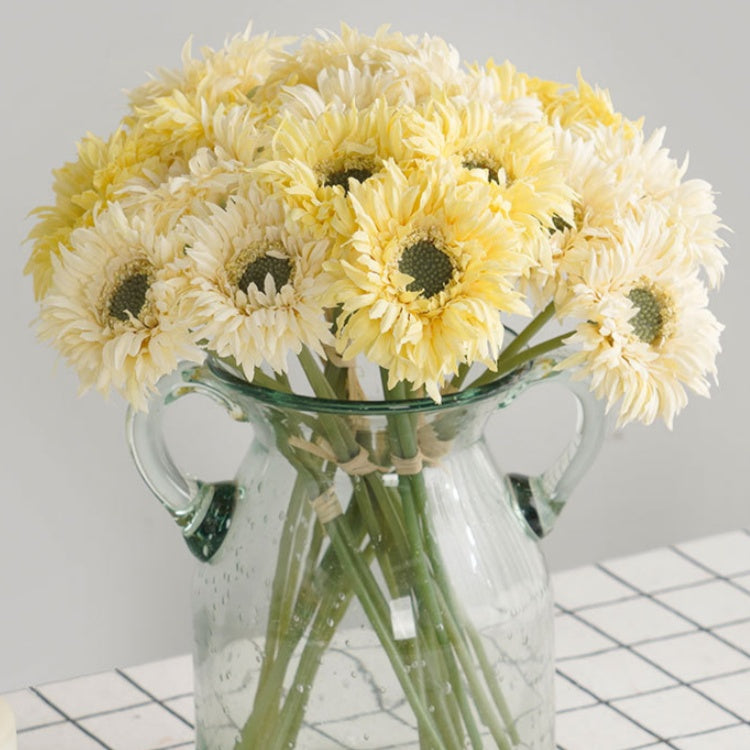 vibrant_orange_frilled_gerbera_sprig