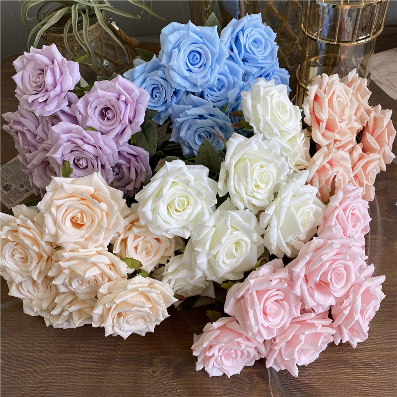 light-pink-faux-silk-rose-bouquet-artificial-flowers-bridal-bouquet
