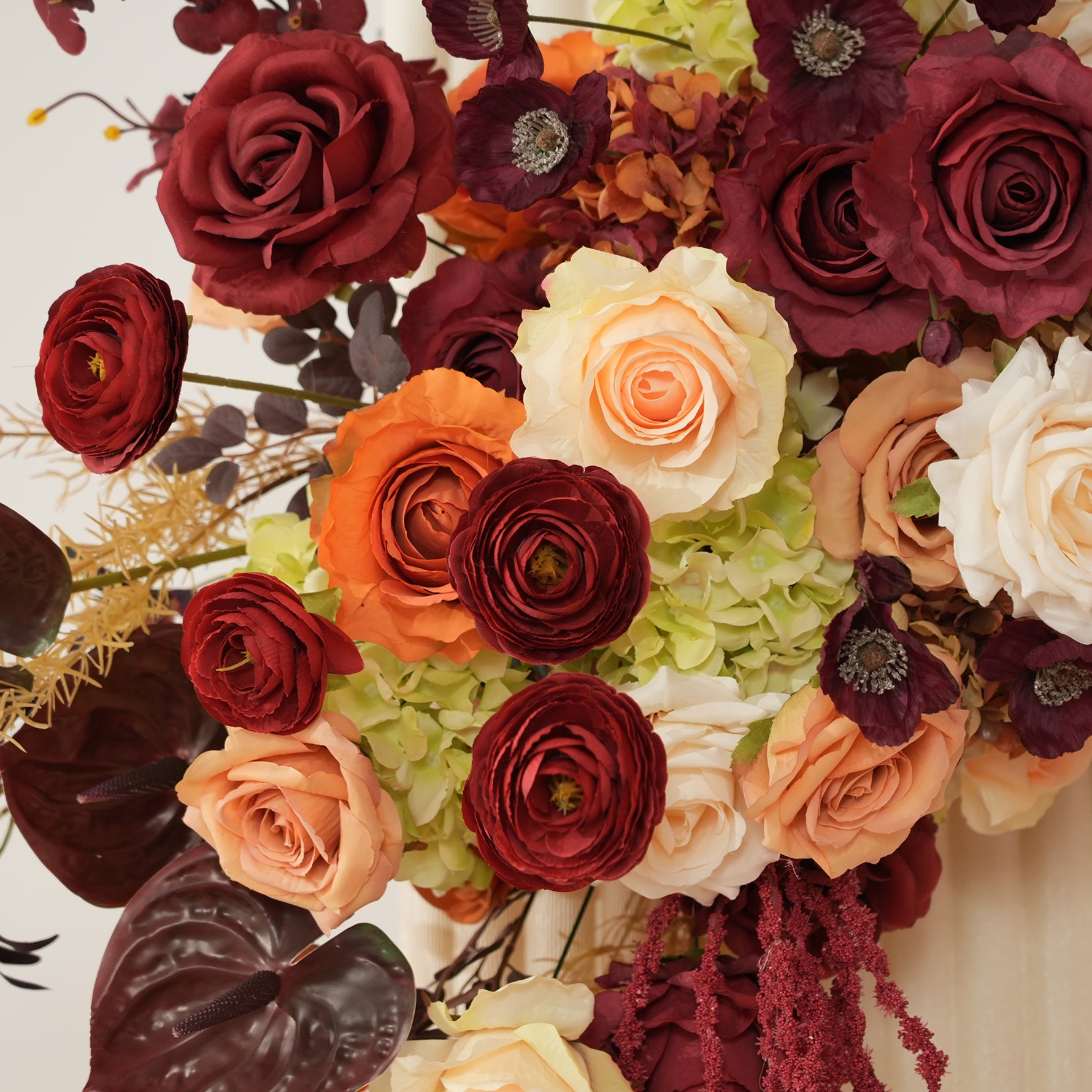 A9173 Burgundy Calla Lily Table Centerpieces Ball Flower