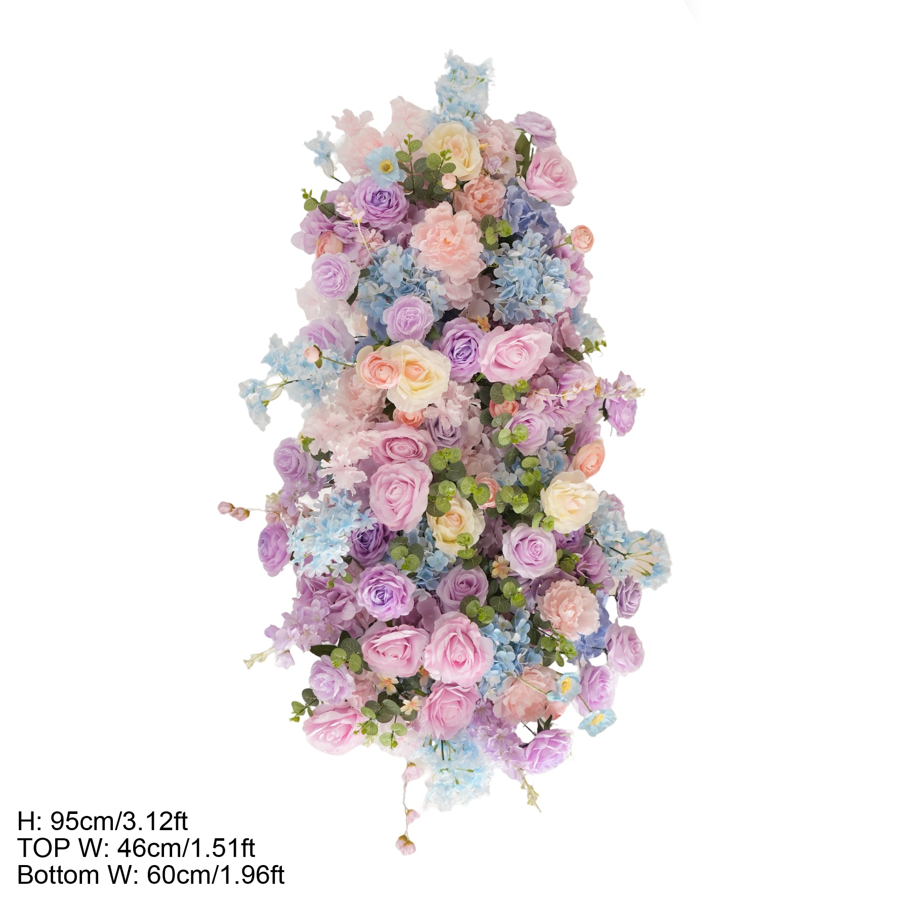A9095 Purple Pink Cherry Blossoms Flower Arrangement KT Board
